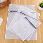 3 Pcs pick Size  Zipped Honeycomb Laundry Bags For Delicates Washing Clothes