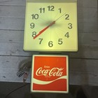 Vintage Coca Cola Lighted Wall Clock