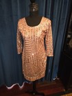 Natalie Wood Owned   Worn 70 s Copper Beaded Dress From Sydney Guilaroff