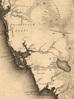 Florida 1823 Historic Decorative Wall Map - 16x20