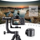 K f Concept 360 Degree Panoramic Gimbal Tripod Head Aluminum Alloy 44lbs Load
