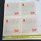 Beer Coasters - Bahamas Caribbean -  banks  Lot Of 4 Nos