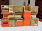 Vintage Lundby Dollhouse Kitchen For Parts repair Bonus Broken Bunk Beds 
