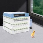 192 Eggs Digital Incubator Automatic Turning Temperature Control Chicken Duck