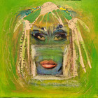The Other Woman  Original Mixed-media Collage  10x10 Framed On Canvas