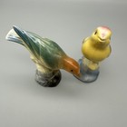Vintage Royal Copley Porcelain Bird Figurines Pair Mantel Home Decor Figures