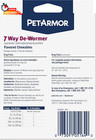 7 Way De-wormer For Dogs  Oral Treatment For Tapeworm  Roundworm   Hookworm In L