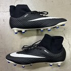 Nike Hypervenom Phantom Phatal 3 Df Fg Soccer Cleats Mens Size 11 5 Black Boots