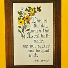 This Is The Day Counted Cross Stitch Pattern Leaflet Book Sara Murray Designs