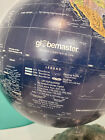 Dark Blue 12  Replogle Globemaster World Globe With Embossed Metal Base