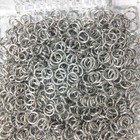 300pcs  3 5mm-6mm Diy Making Jewelry Findings Stainless Steel Jump Rings Silver