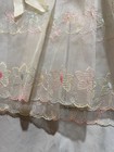 Vintage 1960s Embroidered Baby Dress Size 6 Months Including Vintage Hanger