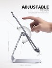 Tablet Stand Aluminum Adjustable Tablet Holder Desktop Stand Ipad Mini
