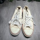 Vintage Converse All Star White Low Top Chuck Taylor Made In Usa  Size Us 9 5
