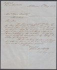 Mauritius 1854 Stampless Folded Letter From Melbourne Australia  id 645 d67360 