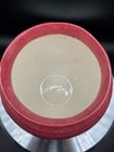 Vintage Studio Art Pottery Vessel Mulberry Speckled Signed Fat Belly 7  Vase