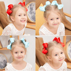 40pcs 4 5 Inch Hair Bows For Girls Grosgrain Ribbon Toddler Hair Accessories Wit