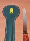 Vtg Italian Brass And Stainless Steel Advertising Letter Opener