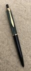 Nice Vintage 1960 s Pelikan 455 Ballpoint Pen  Black   Green W  Rolled Gold Trim