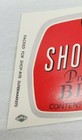 Vintage  shop-rite Premium Beer  Unused 16oz bottle Label Old Dutch Brewing Co  
