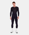 Unico  Mild Winter Bib Tights Men Black By Santini