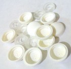 Screw Head Cover Sets 10  White  6  8 M3 M4 Flat Back Screws For Peterbilt Kw Fl