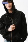 Yeeps Black Fleece Hoodie Youth Medium  Kids Hooded Pockets Sweatshirt Vr Yeep