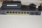 Netgear Prosafe Gs110tp  8 Port Gigabit Poe Max 2 Sfp Managed Smart Switch 46w