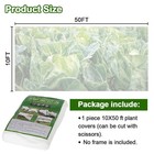 10x50 Ft Floating Row Cover  Thick Reusable Frost Cloth For Plants   Vegetables