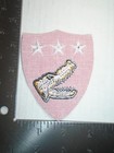 Vintage Usmc V Amphibious Corps Patch Red Felt Crocodile Collector Reproduction