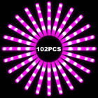 100pcs Led Light Up Foam Sticks Glow Party Supplies For Wedding  Raves  Concert