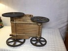 Vintage Wood Wheelchair Chair Doll Sized Furniture 11x7x11 Inch