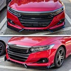 Front Lip Spoiler Compatible With 2021   2022 Honda Accord 10th Gen Sedan Front