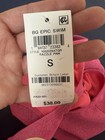 Epic Threads Girls S Regular Pink Solid Shiny Lined One Piece Swimsuit Size 7 8
