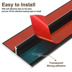 Aluminum T Molding Floor Transition Strip Self Adhesive  Door Threshold Strip   
