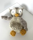 Handmade Crochet Amigurumi Lovey Snuggler Owl With Embroidered Eyes