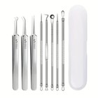 Acne Needle Blackhead Remover - Pimple   Comedone Extractor Tool Kit With Tweeze