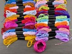 59 Skeins Embroidery Floss   1 Loose Thread Multi-color Lot Unused For Crafts