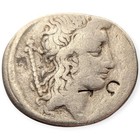 Q  Cassius Longinus 55bc  Ar Denarius Roman Republic Ancient Silver Coin 11p