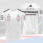 2025 Team Mer ce des-amg Petronas F1 S-5xl  Mer ce des Petronas White For Fan
