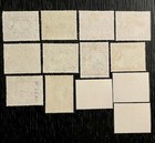 A Vintage Collection Of 1954 Qeii British Guiana Stamps Used unused