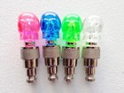 1 Individual Skull Led Cap Bike Valve Stem Flashing Light Bicycle Wheel Tire Car
