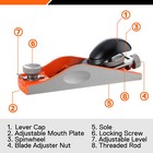 Jorgensen 6 3  Mini Wood Planer Mini Hand Planer Low Angle Block Plane Iron Body
