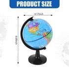 World Globe Earth Map Rotating Geography Ocean Classroom Learning Desktop