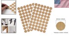 Versatile 21mm Self-adhesive Screw Hole Covers - 108 Pcs For Elegant Furniture
