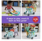 Fisher Price 4-in-1 Snack Cart Walker Baby Learning Activity Toy W  135  Sounds