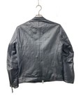 Nano Universe Single Leather Riders Jacket Men s Size S Black