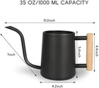 Watering Can For Indoor Plants  35 Oz 1000 Ml Metal Stainless Steel Pot With Lon