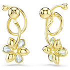 Swarovski Idyllia Waterdrop-shaped Earrings Asymmetric Design  Mixed Cut
