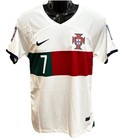 Cristiano Ronaldo Signed Portugal Away Wc 2022 Jersey Beckett